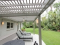 Covered polycarbonate clear plastic roof